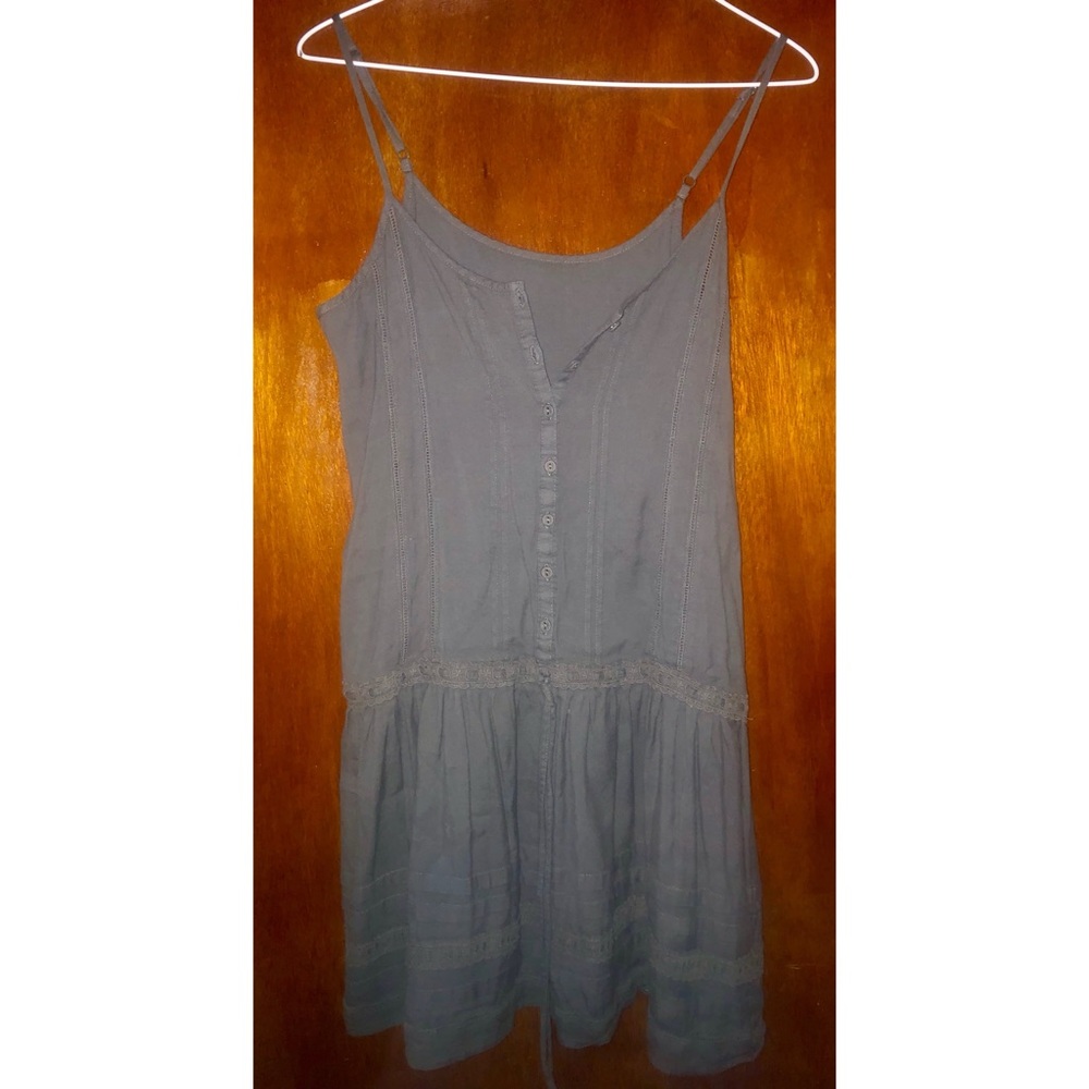 Bohemian drop waist dress